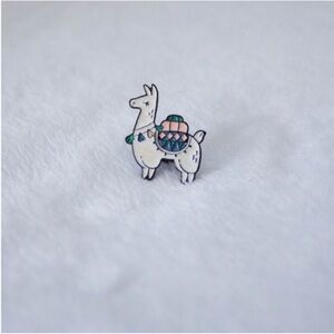Cute Llama Enamel Pin